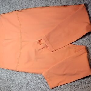 Lululemon Orange High-Waisted Leggings
